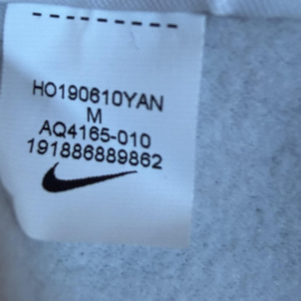 Nike Dri-FIT Basketball Jacket Mens Medium Gray Black Hooded Full Zip AQ4165-010 - Picture 5 of 8